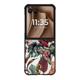 Tropical pattern Motorola Moto RAZR Plus 2025 Case FE0632