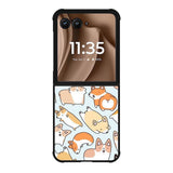 Dog pattern Motorola Moto RAZR Plus 2025 Case FE0209
