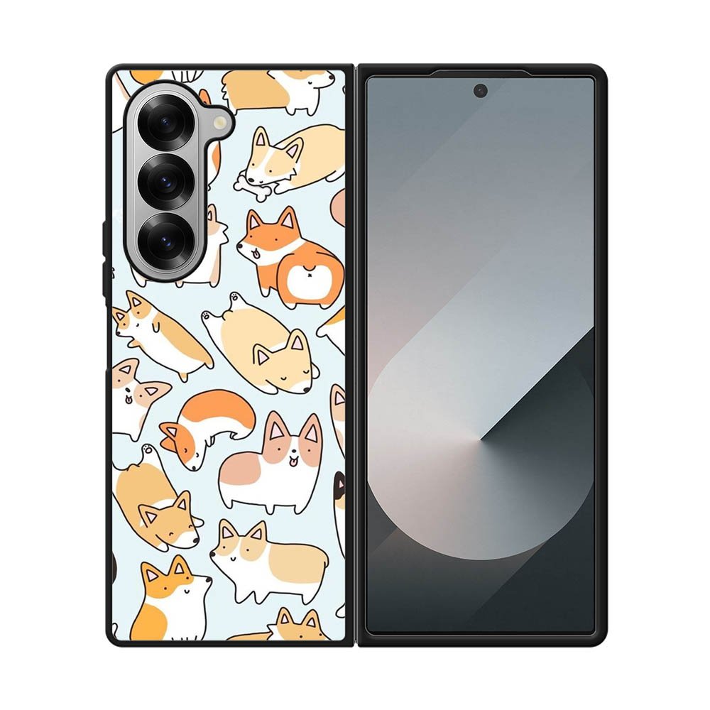 Dog pattern FE0024 Samsung Galaxy Fold 7 5G Case