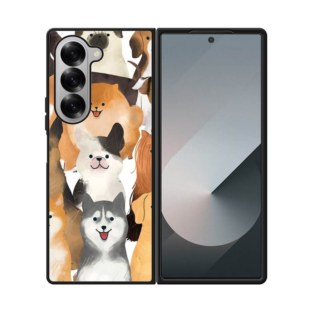 All dog art Samsung Galaxy Z Fold 7 5G Case FE0026