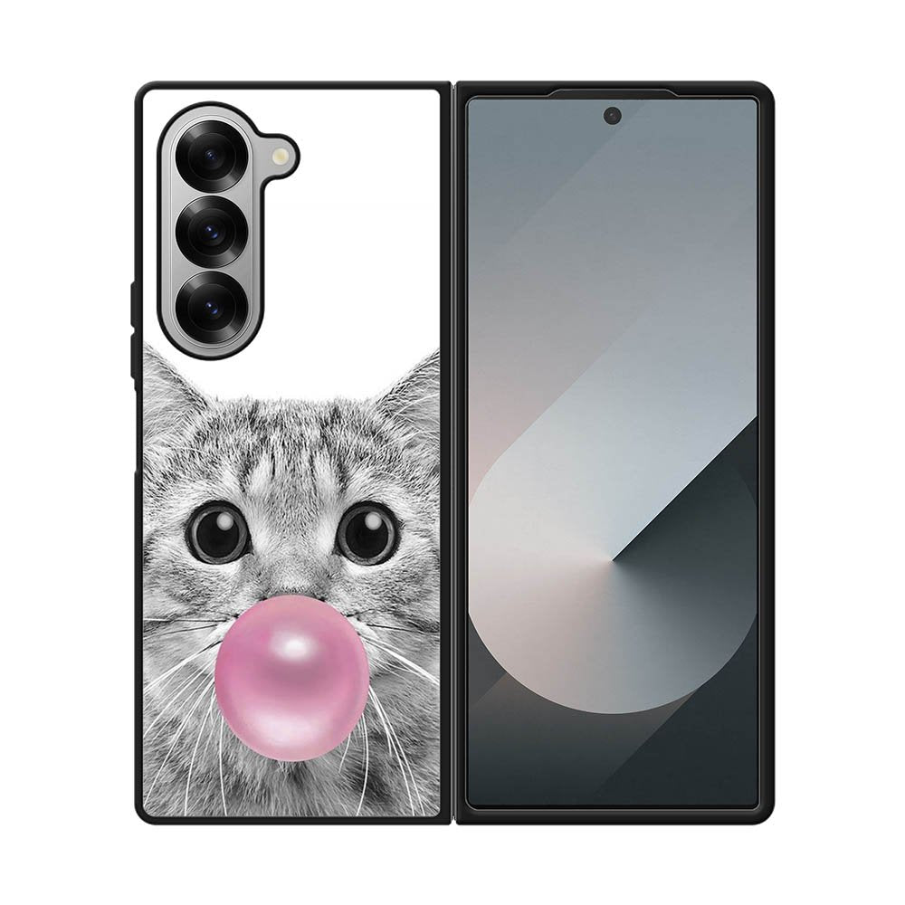 cat bubble Samsung Galaxy Z Fold 7 5G Case FE0134