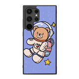Bear astronot FE0037 Samsung Galaxy S25 Ultra Case