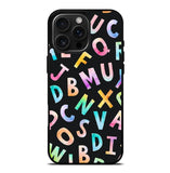 alfabet art iPhone 16 Pro Max Case FE0020