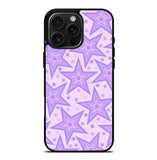 Star pattern violet iPhone 16 Pro Max Case FE0592