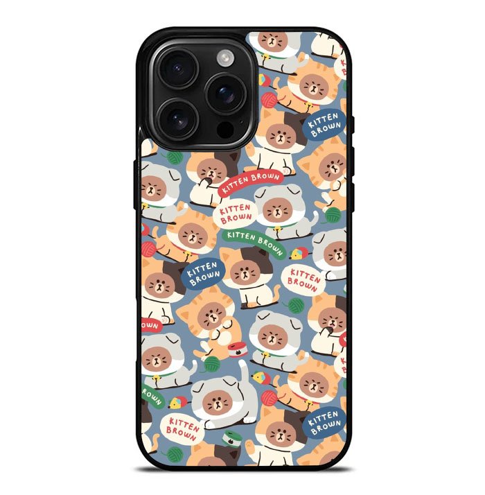 Kitten brown iPhone 16 Pro Max Case FE0386
