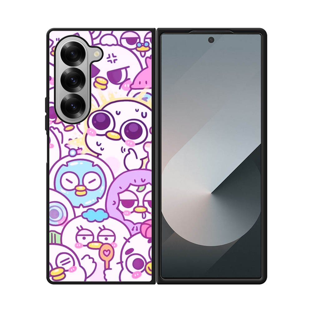 Duck cute face FE0049 Samsung Galaxy Fold 7 5G Case