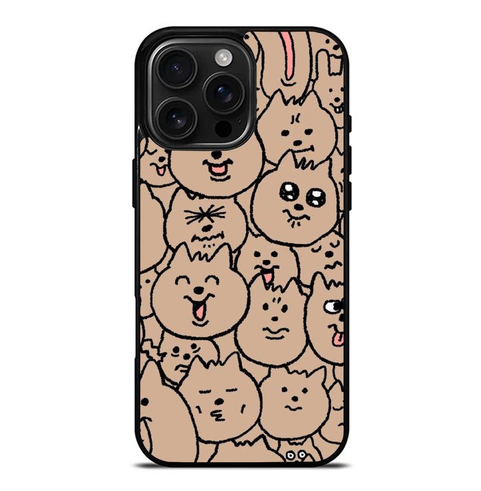 Face dog iPhone 16 Pro Max Case FE0249