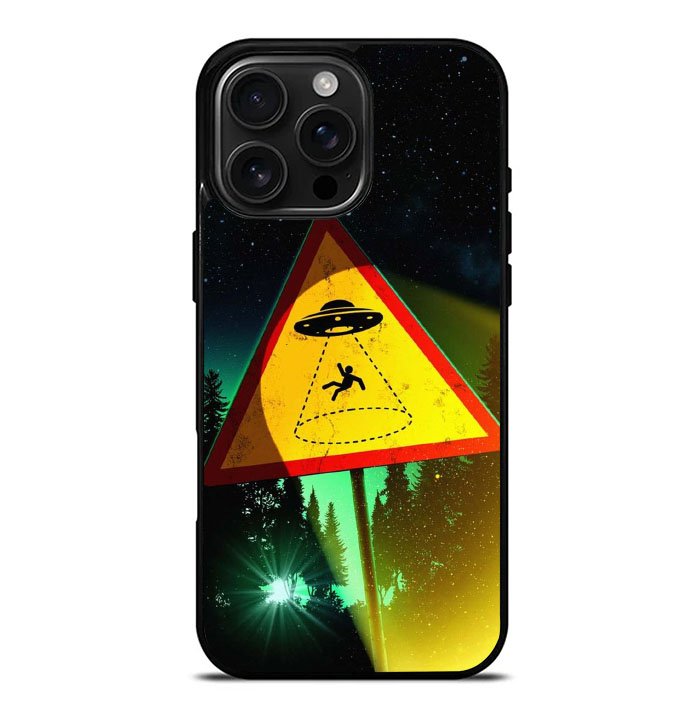 Alien Warning iPhone 16 Pro Max Case FE0024