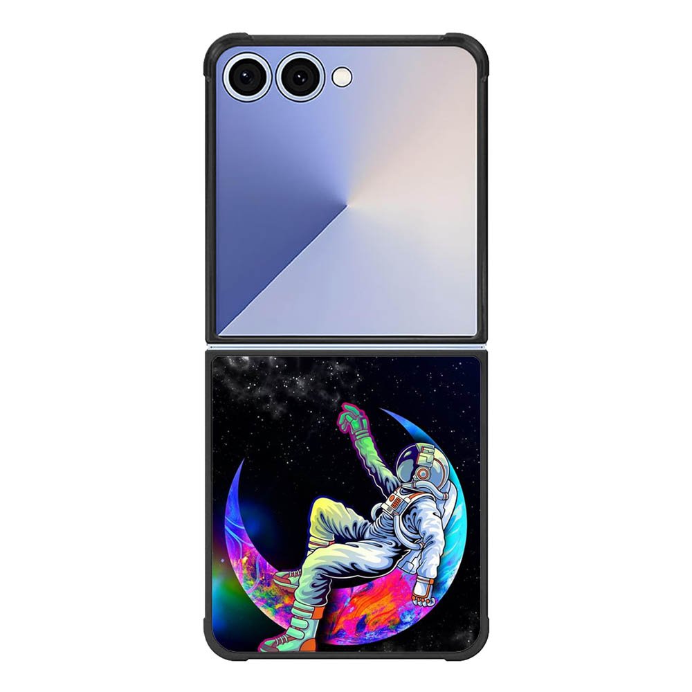 astronout moon FE0063 Samsung Galaxy Flip 7 5G Case