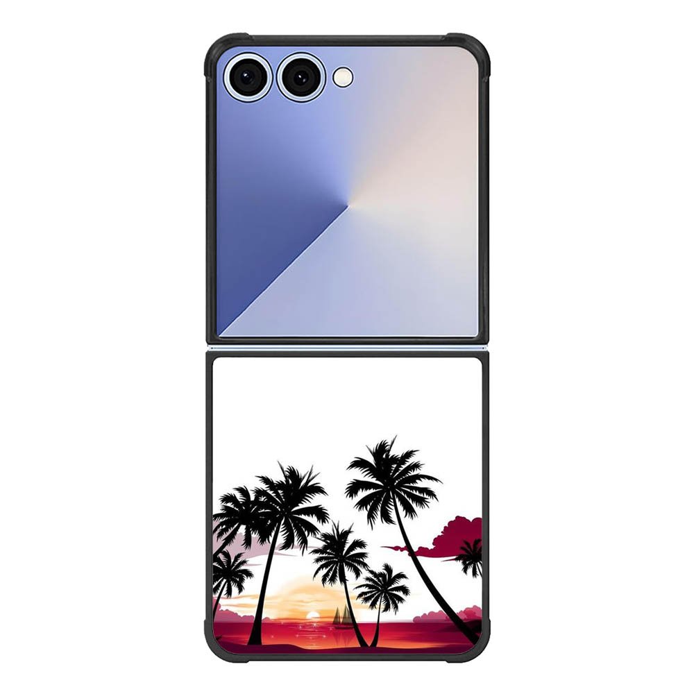 coconut tree FE0069 Samsung Galaxy Flip 7 5G Case