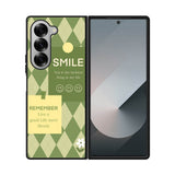 smile green Samsung Galaxy Z Fold 7 5G Case FE0572