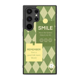 smile green FE0072 Samsung Galaxy S25 Ultra Case