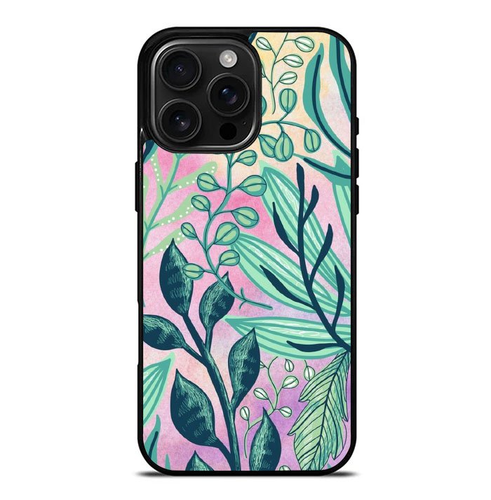 Tropical art iPhone 16 Pro Max Case FE0625