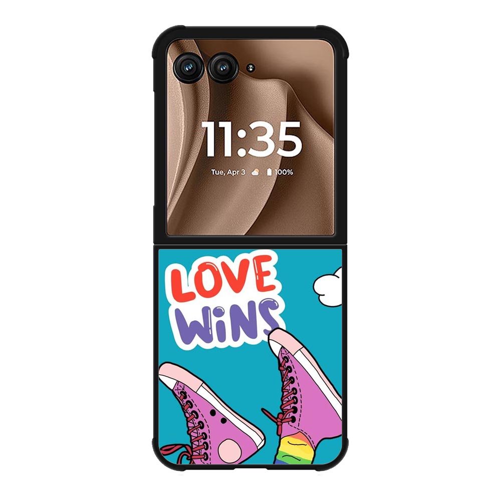 Love wins Motorola Moto RAZR Plus 2025 Case FE0412