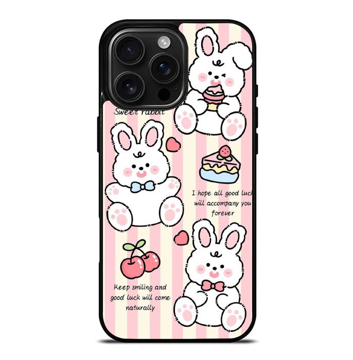 Sweet rabbit iPhone 16 Pro Max Case FE0609