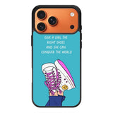 give a girl the right shoes iPhone 17 Pro Case FE0318