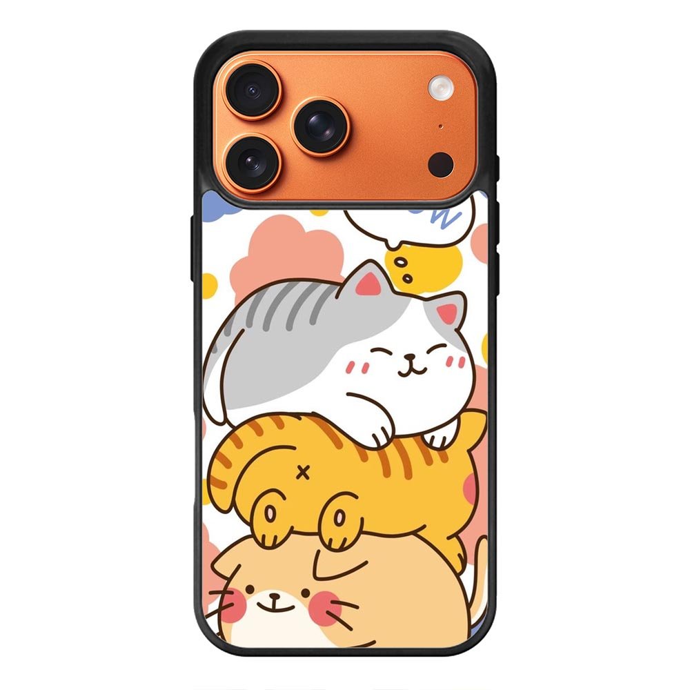 cat meow iPhone 17 Pro Case FE0140