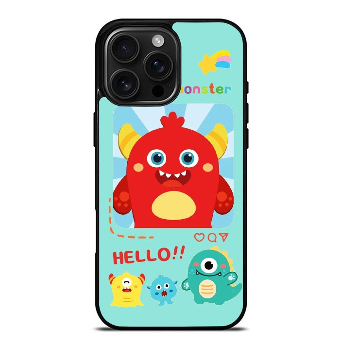 Hello monster iPhone 16 Pro Max Case FE0352