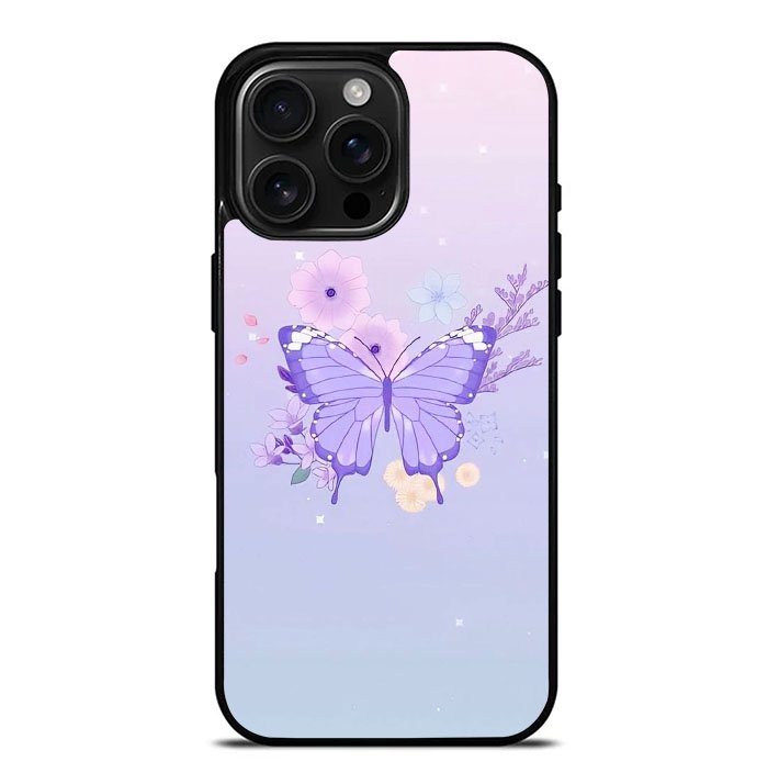 butterfly violet iPhone 16 Pro Max Case FE0126