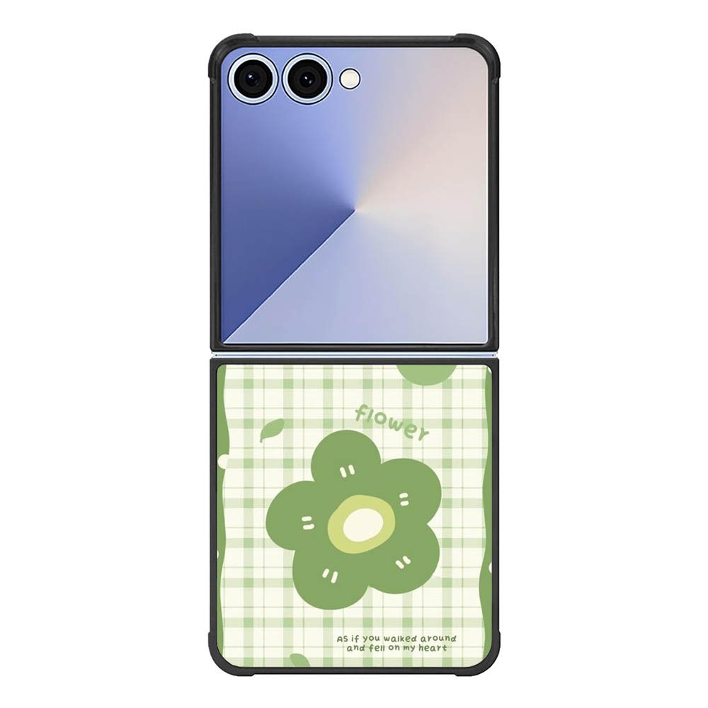 Flower green FE0117 Samsung Galaxy Flip 7 5G Case