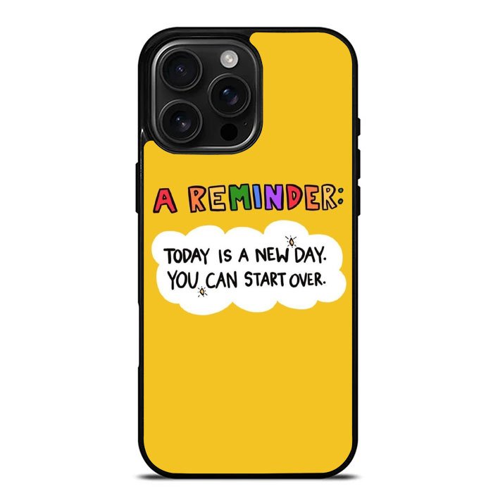 A reminder iPhone 16 Pro Max Case FE0001