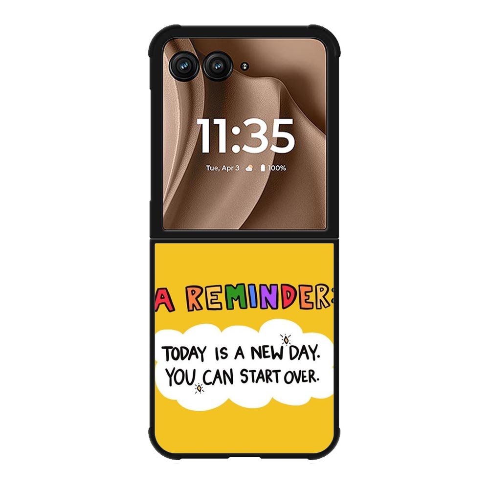 A reminder Motorola Moto RAZR Plus 2025 Case FE0001