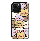 Cute bear iPhone 16 Pro Max Case FE0182