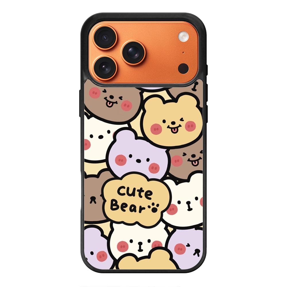 Cute bear iPhone 17 Pro Max Case FE0182