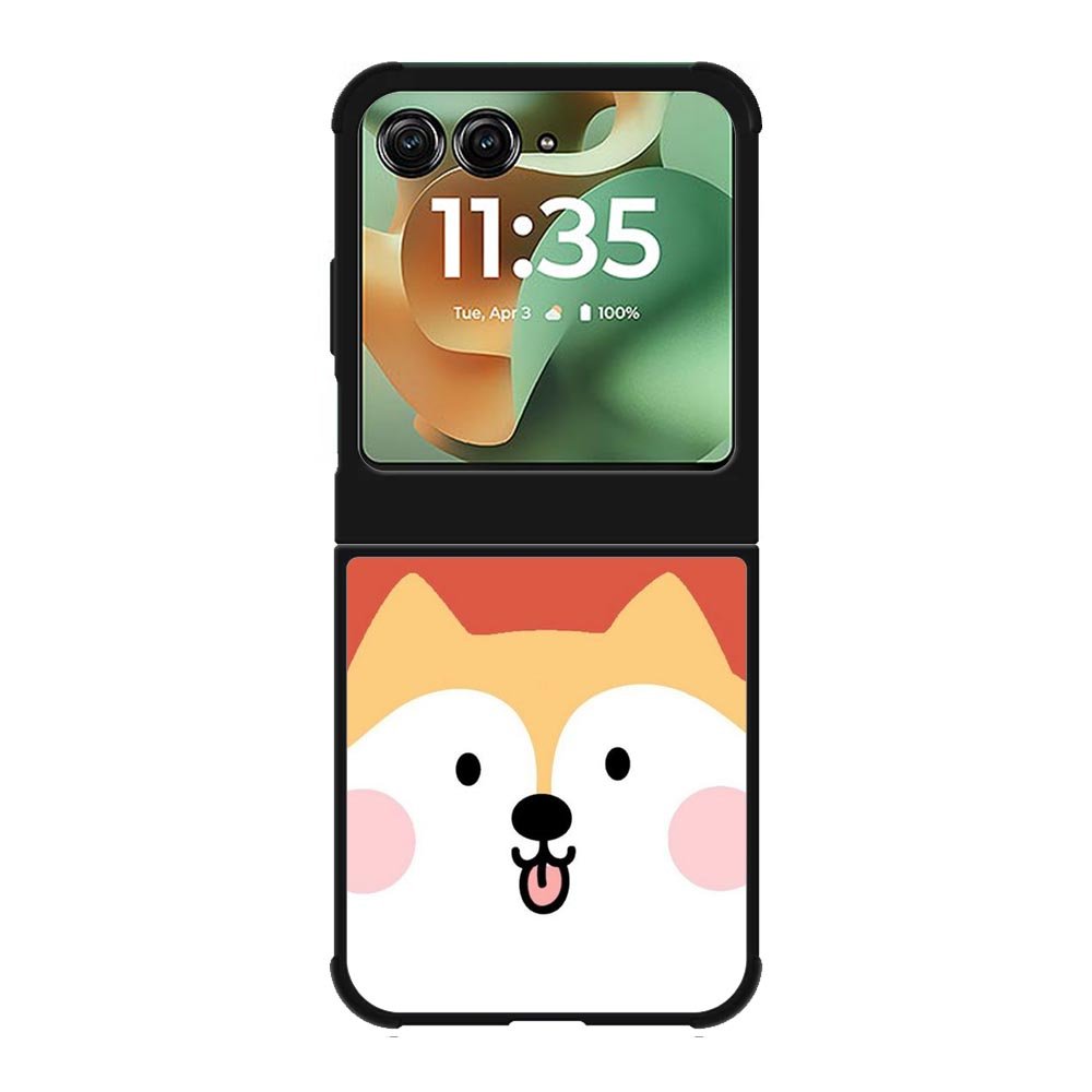 shiba cute face Motorola Moto RAZR 2025 Case FE0553