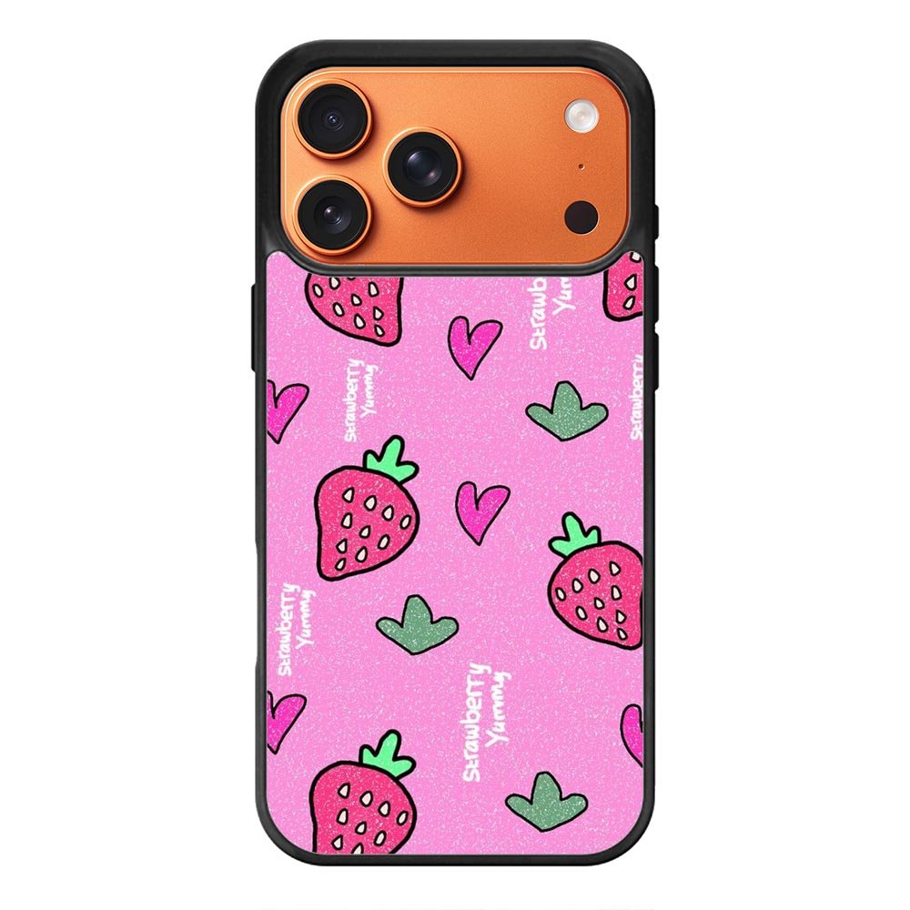 Strawberry yummy iPhone 17 Pro Case FE0599