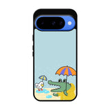 Crocodile and duck Google Pixel 10 Case FE0179