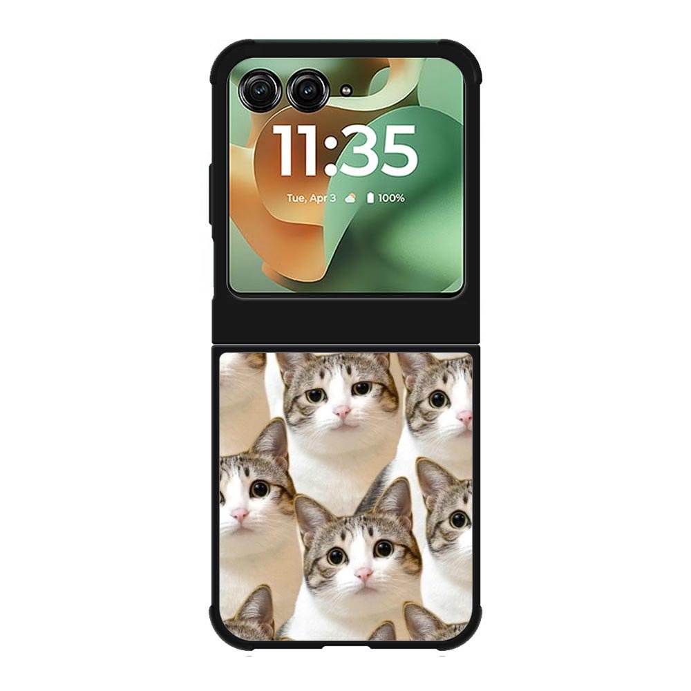 cat pattern cute Motorola Moto RAZR 2025 Case FE0142