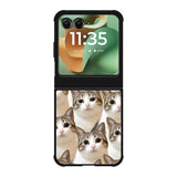 cat pattern cute Motorola Moto RAZR 2025 Case FE0142
