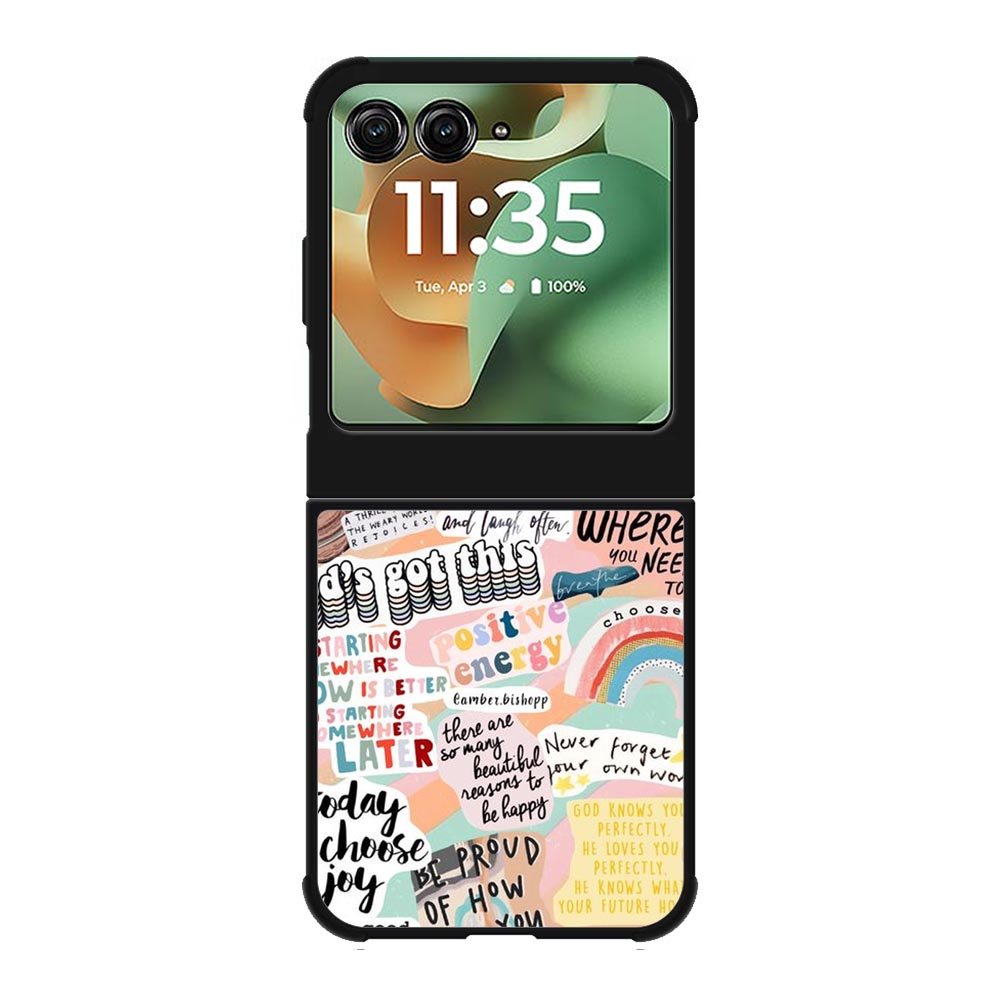 Quotes sticker Motorola Moto RAZR 2025 Case FE0520