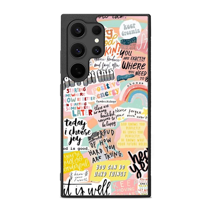 Quotes sticker FE0140 Samsung Galaxy S25 Ultra Case