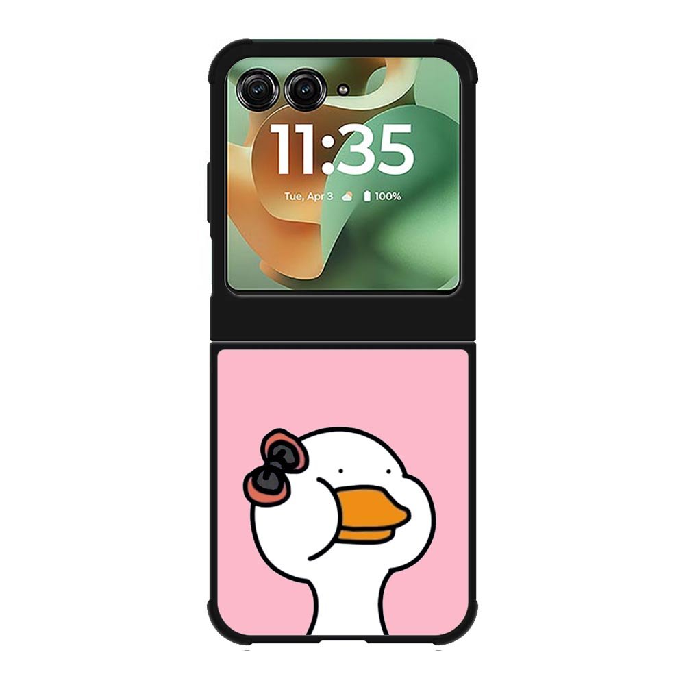 duck cute gril Motorola Moto RAZR 2025 Case FE0234