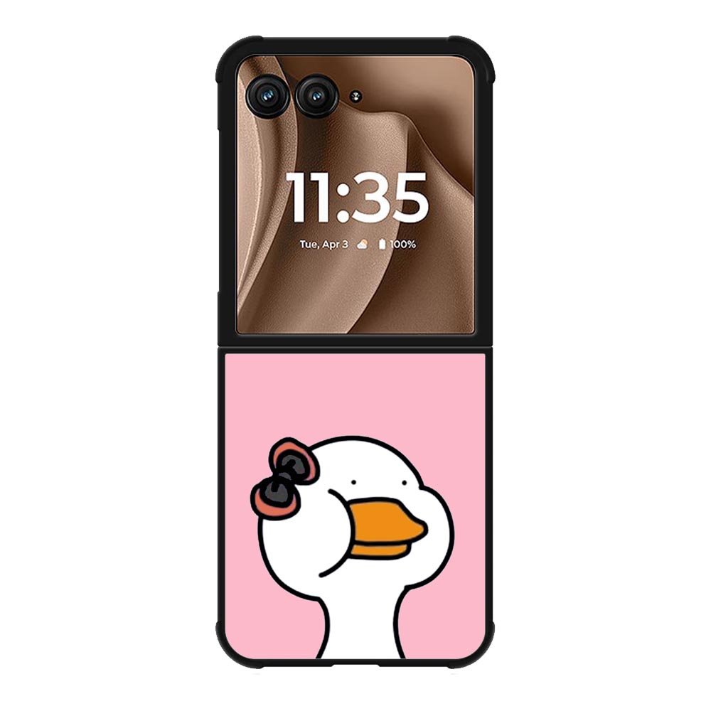 duck cute gril Motorola Moto RAZR Plus 2025 Case FE0234
