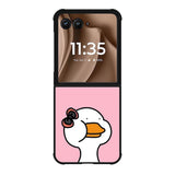 duck cute gril Motorola Moto RAZR Plus 2025 Case FE0234