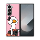 duck cute gril FE0177 Samsung Galaxy Fold 7 5G Case