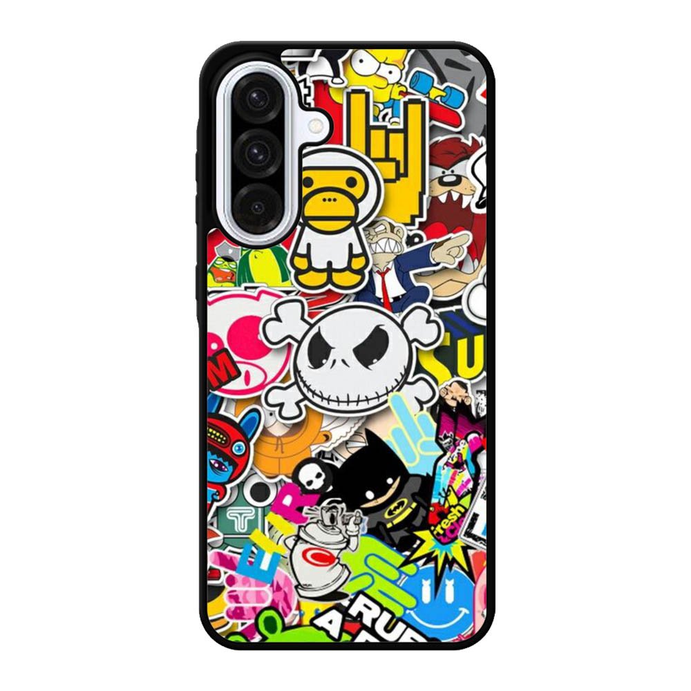 Stickerbomb Graffiti Art Collage Cool Samsung Galaxy A56 Case FE6395