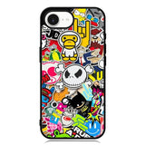 Stickerbomb Graffiti Art Collage Cool iPhone 16e Case