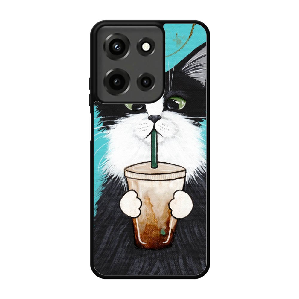Cute Coffee Cat Motorola Moto G 5G 2025 Case FE6744