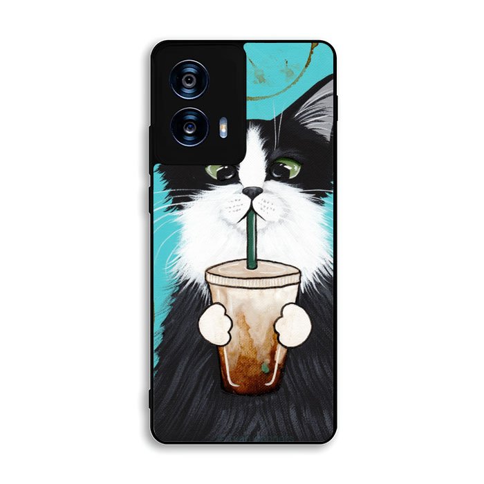 Cute Coffee Cat Motorola Moto G Power 5G 2024 Case FE6744