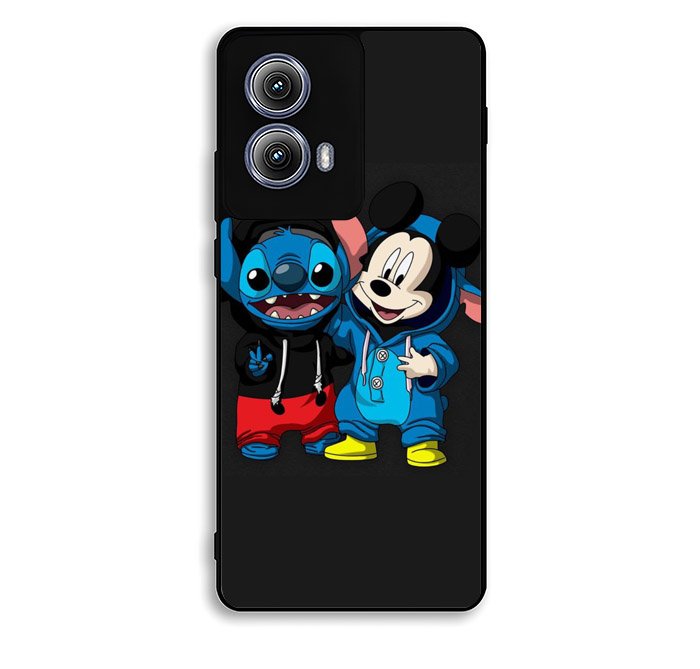 stitch and mickey mouse Motorola Moto Edge 2024 Case FE1537