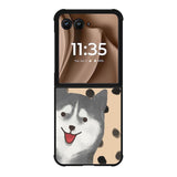 Cute Dog FMotorola Moto RAZR Plus 2025 Case FE0190