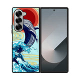 Whale and Wave FSamsung Galaxy Z Fold 7 5G Case FE0649