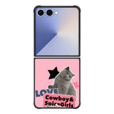 Cat Sweet Heart FE0010 Samsung Galaxy Flip 7 5G Case