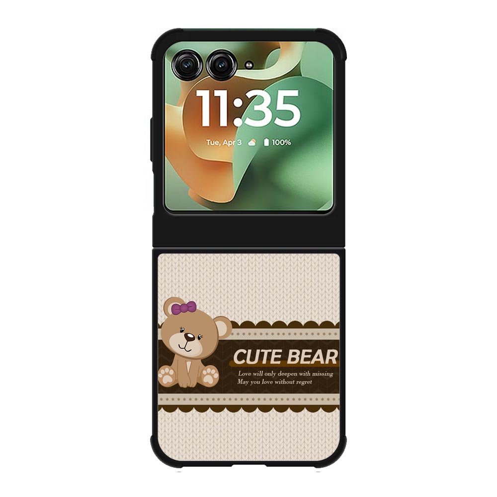Cute Bear FMotorola Moto RAZR 2025 Case FE0183