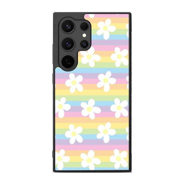 Rainbow Line Flower FE0013 Samsung Galaxy S25 Ultra Case