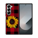 Sunflower Tartan FSamsung Galaxy Z Fold 7 5G Case FE0605